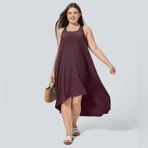 HALARA Breezeful™ RacerPocket High Low Flowy Midi Quick Dry Casual NEW SIZE 3x